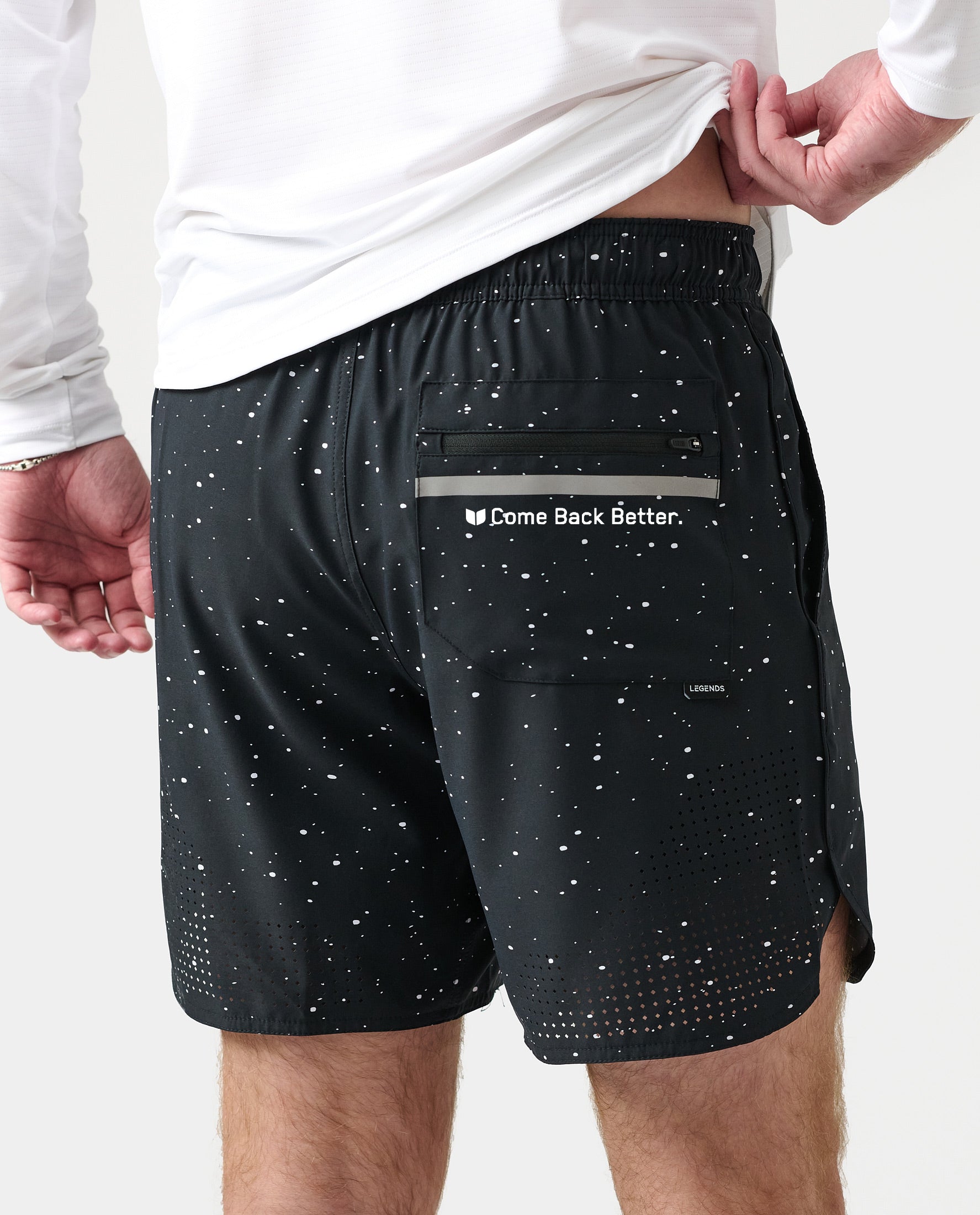 KANE x Legends Luka Short - Black Splatter - Image 6